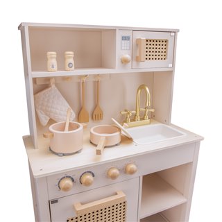 Kitchenette rattan pink